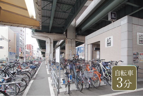 緑橋駅前駐輪場