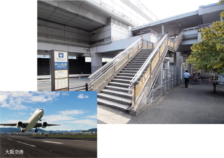 大阪モノレール「山田」駅